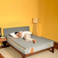 SleepyCat Luxe Memory Foam Soft Mattress Topper - Motion Isolation | 1 Inch Thickness (King, 78x72 inches)