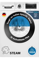 BOSCH 9 kg Fully Automatic Front Load Washing Machine with In-built Heater White