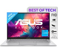 ASUS Vivobook 14, IntelCore i3-1215U 12th Gen, (35.56 cm) FHD, (8 GB RAM/512GB SSD/Windows11/Office 2021/Fingerprint/42WHr) Laptop
