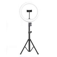 DIGITEK® (DRL-14C) 14 Inch LED Ring Light with 5ft Stand & Smartphone Mount - USB Powered, Color Switch Mode, Brightness Control, Dual Temperature - for Photo & Video Shoots, Makeup, Vlogging!