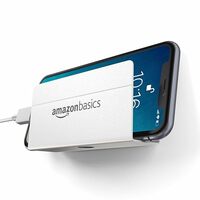 [Lowest] Amazon Basics Wall Mounted Mobile Holder Storage Case