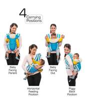 Antil's Baby Carrier Bag/Adjustable Hands Free 4 in 1 Baby/Baby sefty Belt/Child Safety Strip/Baby Sling Carrier Bag/Baby Back Carrier Bag Front Carry Facing (Orange) 