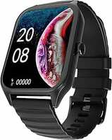 HAMMER Stroke 1.96" Calling Smart Watch with Strong Metallic Body, in Built Games, 100+ Sports Modes, Customized Watchfaces (Black)