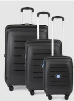VIP Set of 3 CORSA Hard-Sided Textured Trolley Suitcases