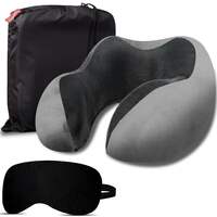 Trajectory Travel Neck Pillow Memory Foam 3 in 1