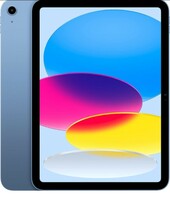 Apple iPad (10th generation): with A14 Bionic chip, 27.69 cm (10.9″) Liquid Retina display, 64GB, Wi-Fi 6, 12MP front/12MP back camera, Touch ID, all-day battery life – Blue