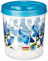 ARISTO Store Queen444 Plastic Storage Container- 1400 Ml, (12.6(D) X 15.2) Cm, multicolour