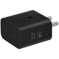 SAMSUNG 25W Type C Fast Charger (Adapter Only, Support PD 3.0 PPS, Black)