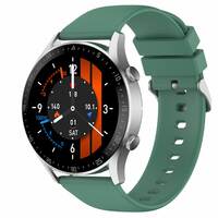 Fire-Boltt India's No 1 Smartwatch Brand Talk 2 Bluetooth Calling Smartwatch with Dual Button, Hands On Voice Assistance, 120 Sports Modes, in Built Mic & Speaker with IP68 Rating (Silver Green)