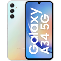 Lowest - SAMSUNG Galaxy A34 5G (8GB RAM, 128GB, Awesome Silver)