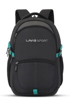 Lavie Sport 48cm Titan 29 litres Casual Backpack with Padded Laptop Sleeve for Men & Women | Rain Cover Backpack for Boys & Girls 