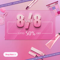Nykaa 8/8 sale - upto 50% off