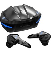 Lapcare Champ Series in Ear Probuds, Up to 50Ms Low Latency & Built-in Mic, 60H Playtime, Ipx5 Sweat & Water Resistant, Touch Controls & Voice Control, Super Fast Charging (Black) 