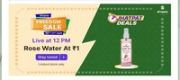 Shopsy Jhatpat deal @12Pm - Rose Water at Rs 1/-