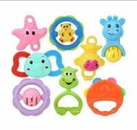 Instamart - 8 Pcs Rattle Set For New Born Babies (location specific)