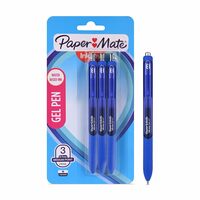 Paper Mate InkJoy Gel Pens - 3 Pens Blister - Blue