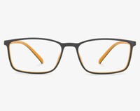 LENSKART BLU | 100% UV Protected - Zero Power Blue Cut Computer Glasses | Anti Glare, Lightweight & Blocks Harmful Rays |  | Matte Black Grey Full Rim Rectangular | For Men & Women | Medium | LB E13527