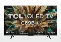 TCL 108 cm (43 inch) QLED Ultra HD (4K) Smart Google TV with 30W Dolby Atmos on Flipkart