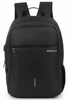 Wesley Zeus Usb charging Travel Laptop Backpack with 15.6 inch Laptop Compartment