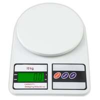 ATOM Digital Kitchen Food Weighing Scale, Digital Display 10Kg x 1gms with 2 Batteries Included, SF400/A121