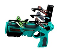 Instamart - Pistol Shooting Game Catapult Air Plane Toy Gun With 4 Foam Glider Planes (location specific)