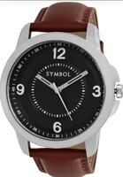 Amazon Brand - Symbol Analog Men's Watch (Dial Colored Strap)