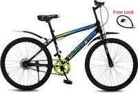Urban Star INSANE | 24T | City Bike | 9-14 year Age | Semi Assembled | Premium Quality | 24 T Road Cycle  (Single Speed, Green, Black, Rigid)