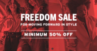 Levis Freedom Sale - Minimum 50% to 70% off + Extra 75 off on UPI payments