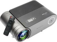 ZEBRONICS Zeb-PixaPlay 12 (3000 lm / 1 Speaker / Remote Controller) Projector  (Black)