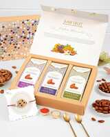 Hyperfoods® Rakhi For Brother Rakhi Gift For Brother Rakhi Set Dry Fruits Combo Pack Rakhi With Dry Fruits Pack Of 3 Dry Fruits Roasted Almonds Dry Fruits With Rakhi Navratan Rakhi Set