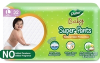 Dabur Baby Super Pants-Large 32 (7.6/ diaper)