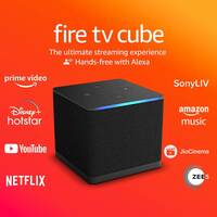 All-new Fire TV Cube | Hands-free streaming device with Alexa, Wi-Fi 6, 4K Ultra HD