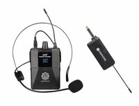 DIGIMORE UHF Wireless Microphone - Portable Cordless Microphone Set with Headset Mic, Bodypack Transmitter, Receiver – Karaoke, Conference, Stage Performances, Wedding, DJ, Party, Speech (D-341)