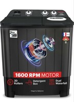 Thomson 7.5 kg 5 Star Aqua Magic Semi Automatic Top Load Washing Machine Black on Flipkart 