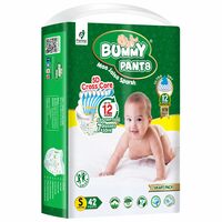 Bummy PANTS Super Dry Leakage Proof Technology Baby Diaper –Small (S) Size