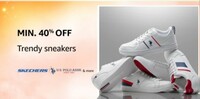 Min 40% Off On Trendy Sneakers + Bank Offers Brands: Skechers - US Polo & more