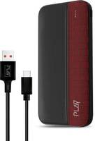 PLAY 10000 mAh 22.5 W Power Bank Black-Red, Lithium Polymer, Fast Charging, Power Delivery 3.0, Quick Charge 3.0 for Laptop, Mobile