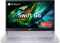 Lowest - Acer Swift Go 14 AMD Ryzen 5 Hexa Core 743OU - (16 GB/512 GB SSD/Windows 11 Pro) 