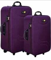RM Collection StarPurpleX1 Combo 20 & 24 Inch Cabin & Check-in Set 2 Wheels - 24 inch