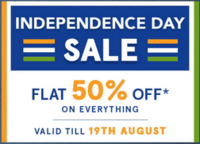  Pepe Jeans Independence Day Sale [14-19 August]- Flat 50% Off on Everything + Additional 5% Off On Prepaid Orders 