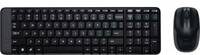 Logitech MK215 Mouse & Keyboard Combo, Compact Design Wireless Laptop Keyboard  (Black)