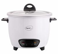 Pigeon by Stovekraft Joy 1.0 SDX 1-Liter 400-Watt Rice Cooker (White)