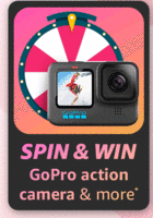 Funzone Spin and Win GoPro Action Camera & more*