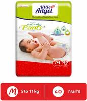 Little Angel Baby Diaper Pants, - M (40 Pieces)
