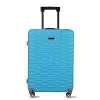 Impulse Paris 8 Wheels 65 Cm Medium Check-in Trolley Bag Hard Sided ABS and PC 4 Wheel Spinner