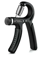 Fitness Mantra® 10KG To 60KG Weight Adjustable Hight Quality Hand Gripper for Men & Women |Hand Grip|Finger Exerciser|Power Gripper|Hand Exerciser Equipment|Hand Strengtheners [Black Color]