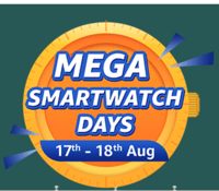 Mega Smartwatch Days - Up to 90% Off Starting from 899 + Buy 2 Get Extra 12% Off (17-18 August)