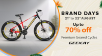 Geekay Brand Days Upto 70% off + Bank offers