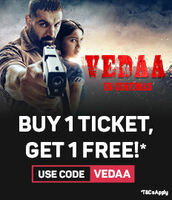 VEDAA Movie BOGO Offer