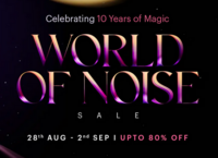 World Of Noise Sale [28 Aug- 2 Sep] : Upto 80% Off + Pre-Order Pass To Get Upto ₹1000 Off